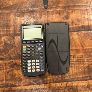 Texas Instruments TI 83 Plus Graphing Calculator Black with Cover‎